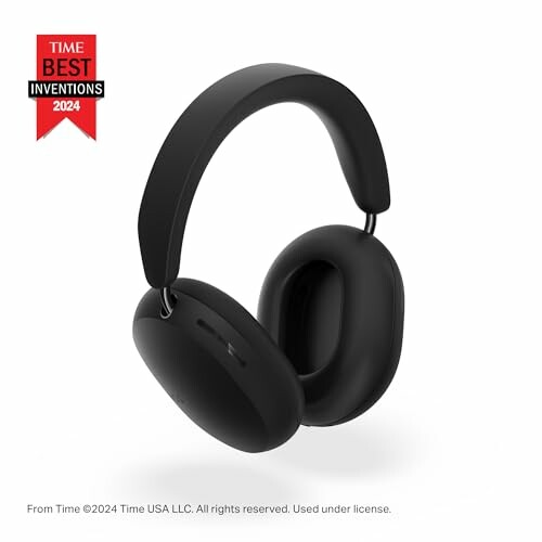 Black over-ear headphones awarded Time Best Inventions 2024