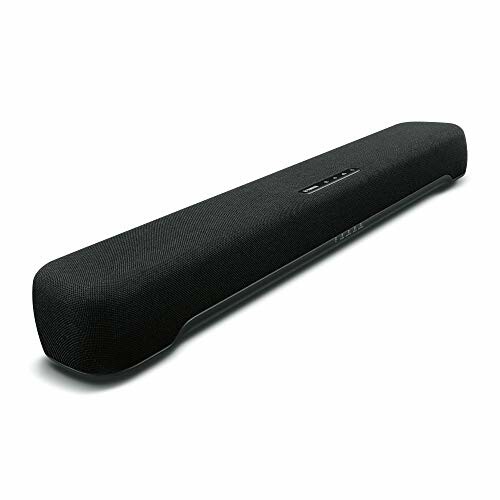 Yamaha soundbar speaker on white background