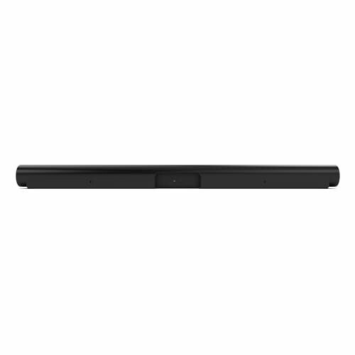 Black soundbar speaker