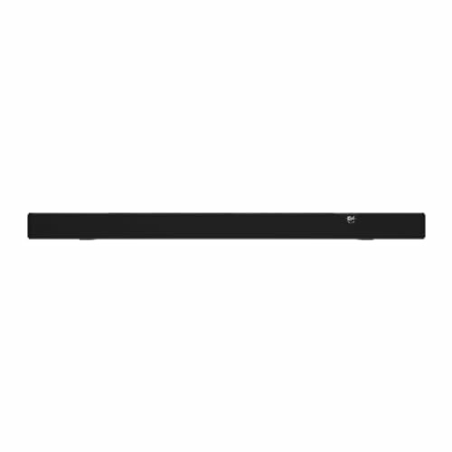 Black soundbar on white background