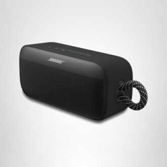Bose portable Bluetooth speaker with braided handle