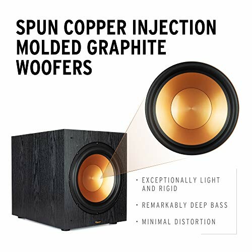 Copper injection molded graphite woofer with deep bass.