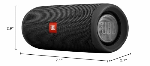 JBL portable Bluetooth speaker with dimensions