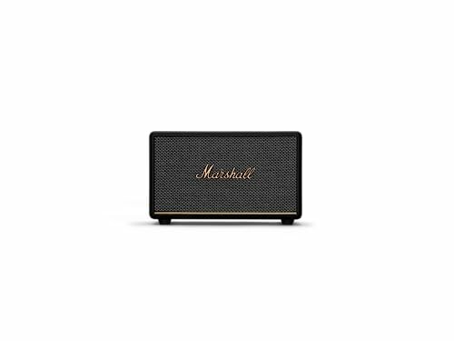 Marshall Bluetooth speaker on white background