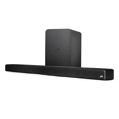 Polk soundbar and subwoofer set