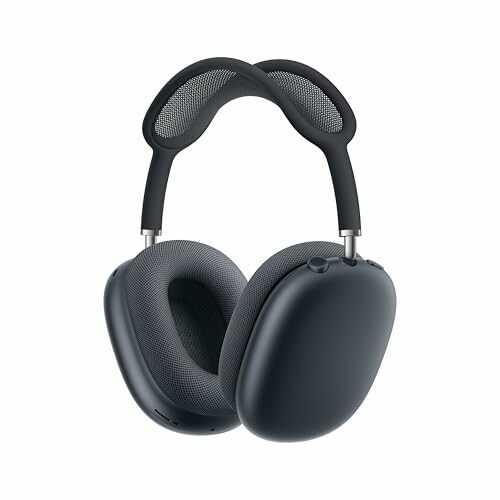 Sleek black wireless over-ear headphones