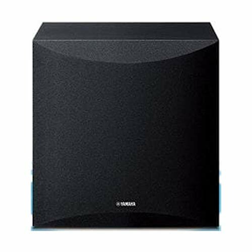 Yamaha black subwoofer speaker